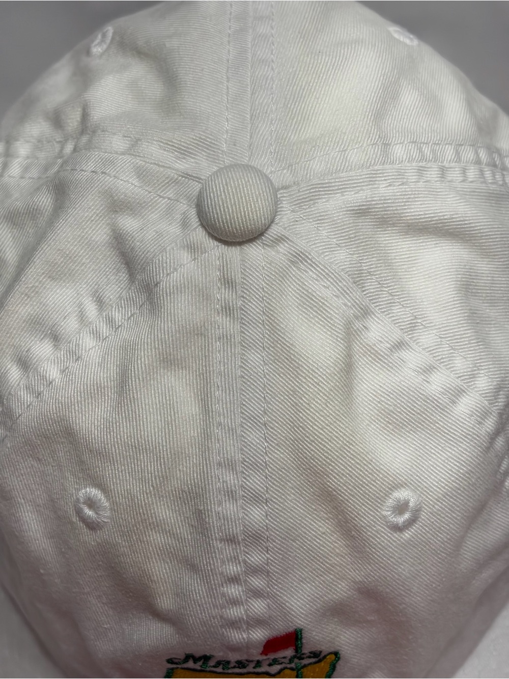 American Needle White Hat with Masters Embroidered Logo - Picture 5 of 7